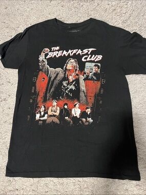 Black The Breakfast Club Graphic Tee - Men